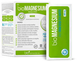 BIOFARMACIJA Magnio citratas 300 mg milteliai 28 pakeliai