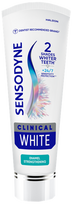 „Sensodyne Clinical White“ dantų pasta jautriems dantims, 75 ml — stiprinamoji formulė