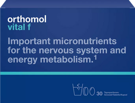 ORTHOMOL Vital F – milteliai, kapsulės ir tabletės (30 vnt.)