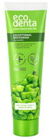 Dantų pasta ECODENTA balinanti su bergamotės ir citrinų eteriniais aliejais, 100 ml