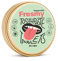 FRESMY pipirmėčių dantų pastos tabletės – 30 vnt.