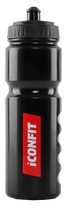 ICONFIT Juodas gertuvės buteliukas, 750 ml talpos