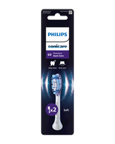 Elektrinių dantų šepetėlių galvutės „Philips Sonicare Premium Gum Care“ (baltos), 2 vnt.