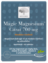 NEW NORDIC Magnio citratas Magic – 60 tablečių