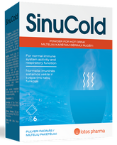 SinuCold paketėliai, 6 vnt. — kvėpavimo takų palaikymas