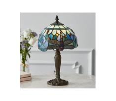 Endon 64088 - stalinė lempa Tiffany DRAGONFLY 1xE14/7W/230V, skersmuo 20 cm