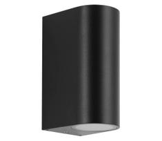 Eglo 74068 - Lauko sieninis šviestuvas SCOGLIERA-E 2xGU10/5W/230V IP44 juodas