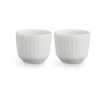 2 baltų porcelianinių kiaušinių indų rinkinys Kähler Design Hammershoi, ⌀ 8 cm