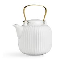 Baltas porcelianinis arbatinukas Kähler Design Hammershoi, 1,2 l
