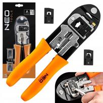 NEO TOOLS 01-501 replės RJ45, RJ11 ir RJ12 antgaliams užspausti
