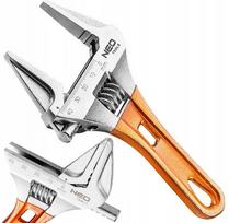 Reguliuojamas veržliaraktis NEO TOOLS, 156 mm, 0–43 mm