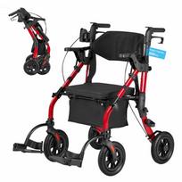 Vaikštynė ir transportavimo kėdė VEVOR HFK-9269KD-1, 2 viename, 107 × 92–106,5 × 73 cm