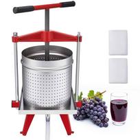 Vaisių presas VEVOR LD-BP1501, 15 l, 2 filtro maišeliai, 42 × 51 × 41 cm