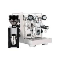 Rocket Espresso Appartamento 2.0 Black pusiau automatinis kavos aparatas ir Eureka Mignon Arto 65 Single Dose elektrinė kavamalė