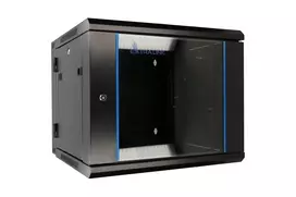 Extralink Rackmontavimo spinta 6U 600x600 AZH Juoda sieninė, varstoma