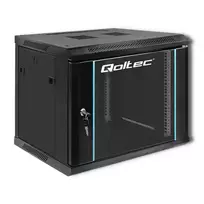 19 colių stovo spinta QOLTEC 54463 9U 600x500x450 mm metalinis korpusas tinklo įrangai