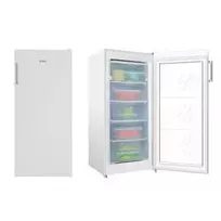 Amica FZ208.3AA(E) atskirai pastatomas šaldiklis su vienomis durimis, mechaninis valdymas, 39 dB, energijos klasė E, baltas