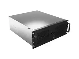 Lanberg SC01-5204-12B 4U juodas serverio korpusas su 5 ventiliatoriais
