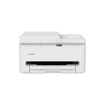Daugiafunkcis rašalinis spausdintuvas Canon PIXMA TS7550i – A4, 1200×1200 DPI, Wi‑Fi, spalvotas skenavimas/kopijavimas, dvipusė spauda (baltas)