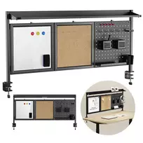 Ergo Office ER-300 B stalo pertvara su organizatoriumi, 1295 x 242 x 726 mm, plieninė, maks. apkrova 10 kg, juoda