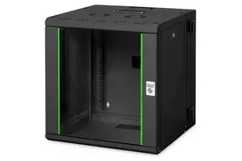 Sieninis tinklo spintos rėmas Digitus DN-19 12-U-3-SW