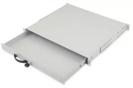Ištraukiamas stalčius klaviatūrai ir dokumentams Digitus DN-19 KEY-1U