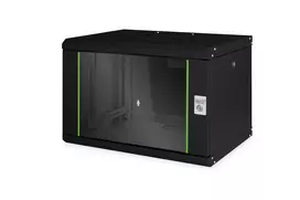 Sieninis tinklo spintos stovas Digitus DN-19 07-U-SW, 7U, juodas
