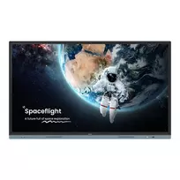 BenQ RM6504 interaktyvi lenta 165,1 cm (65 colių) 3840 x 2160 pikselių liečiamas ekranas Juoda