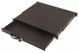 Klaviatūros stalčius su dokumentų laikikliu DIGITUS DN-19 KEY-1U-SW
