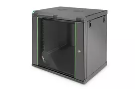 DIGITUS Dynamic Basic DN-19 16-U-EC-SW tinklo spinta – sieninė, 12U, 19 colių, juoda RAL 9005