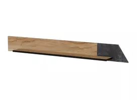 Plaukiojanti lentyna cama meble OVO 1300×200×150 mm ąžuolas/betonas, medžio drožlių plokštė, montuojama ant sienos