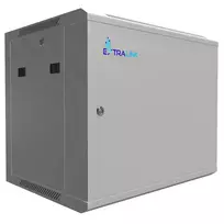 Extralink sieninis stelažas 9U 600x450 pilkas, metalinės durelės