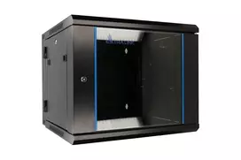 Extralink sieninis RACK spintos korpusas 9U 600x600 AZH juodas, varstomas
