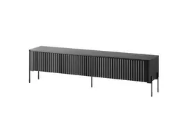 TV spintelė cama meble VERA 190x40x50 cm matinė juoda