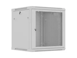 Sieninis 19 inch stelažas 12U 600x600 pilkas