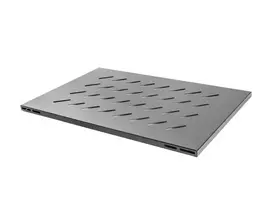 Lentyna atviram 19 inch stovui 1000mm juoda LANBERG (1U/480,5x780mm, apkrova iki 120kg, tvirtinimas 4 taškais)