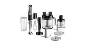 Braun MultiQuick 9 MQ 9187XLI 0.6 L panardintuvas 1200 W Juoda, Nerūdijantis plienas