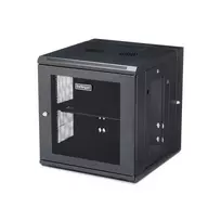 StarTech.com 4-Post 12U sieninis tinklo spintas su 1U lentyna, 19 colių vyriais tvirtinamas serverio stovas duomenų, AV, elektronikos, kompiuterių įrangai, lankstus ventiliuojamas korpusas