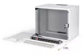 Sieninis tinklo stovas DIGITUS SOHO Pro 19 col. 9U, 540 x 400 mm, IP20, rakinamas, 60 kg