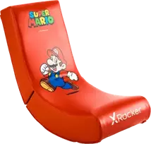 X Rocker Video Rocker Mario – Žaidimų kėdė grindims, Nintendo Switch, raudona, dirbtinė oda