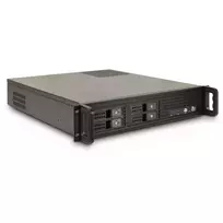 Serverio stovas Inter-Tech 2U-2504 Juodas 480x527x89mm 60mm ventiliatoriai