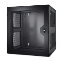 APC NetShelter 13U sieninis spintos stovas su ventiliuojamomis durelėmis, dvigubais vyriais, serverio gylis