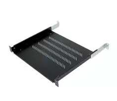 Lentyna 19 inch Triton RAB-UP-350-A4 1U 350 mm plastikinė juoda