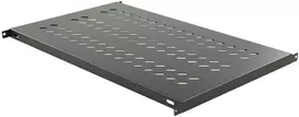 LOGON RAS110BL fiksuota stelažo lentyna 19 colių, juoda, 50 kg