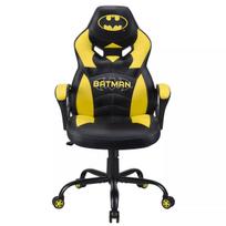Žaidimų kėdė Subsonic Batman Junior, juoda/geltona, paminkštinta, vaikams ir paaugliams