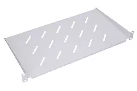 Lentyna stelažinė Extralink 1U 250mm Pilka 19 colių