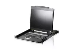 ATEN CL1000N konsolė stelažui 48,3 cm (19 colių) juoda 1U