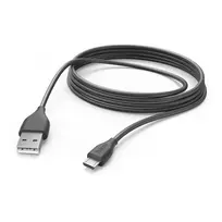 Hama 00201588 USB laidas USB 2.0 3 m USB A Micro-USB B juodas