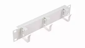 Kabelių žiedas EQUIP EZMR-10-G 19 inch stovo įrangai, metalinis korpusas, baltas