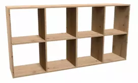 Top E Shop MALAX 2X4 ARTISAN knygų spinta svetainei